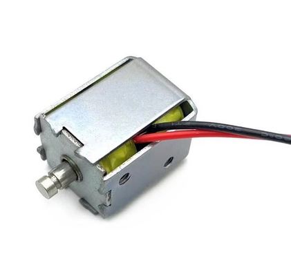 Qualità  Open Frame Solenoid Electromagnet with Adjustable Stroke and Copper Winding for 6V 9V 12V DC Applications fabbrica