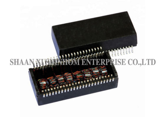 Pin del trasformatore 48 di lan di Ethernet di SMD, base-TX 1000 del trasformatore di lan di PoE