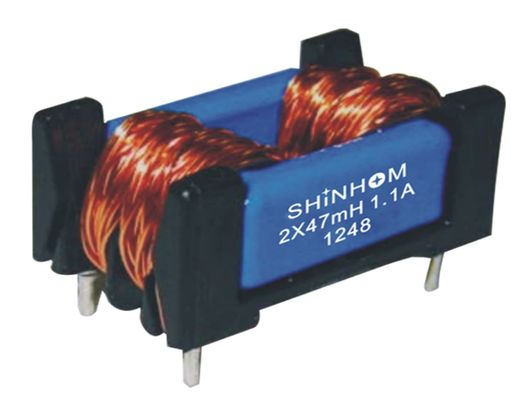 linea bobina d'arresto di CA della bobina 100mH della ferrite di elettronica del filtrante