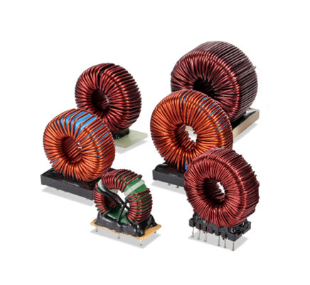 Modo comune EMI Filter Toroidal Power Inductor 10kHz RoHS