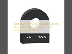 Sensore di corrente residua di tipo B o A 6mA/DC 16 X 40 X 11,5 X 48 mm per applicazioni industriali